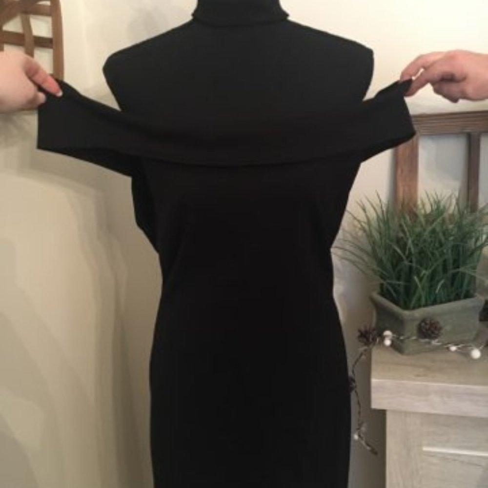 Black Charlotte Russe XL off shoulder dress